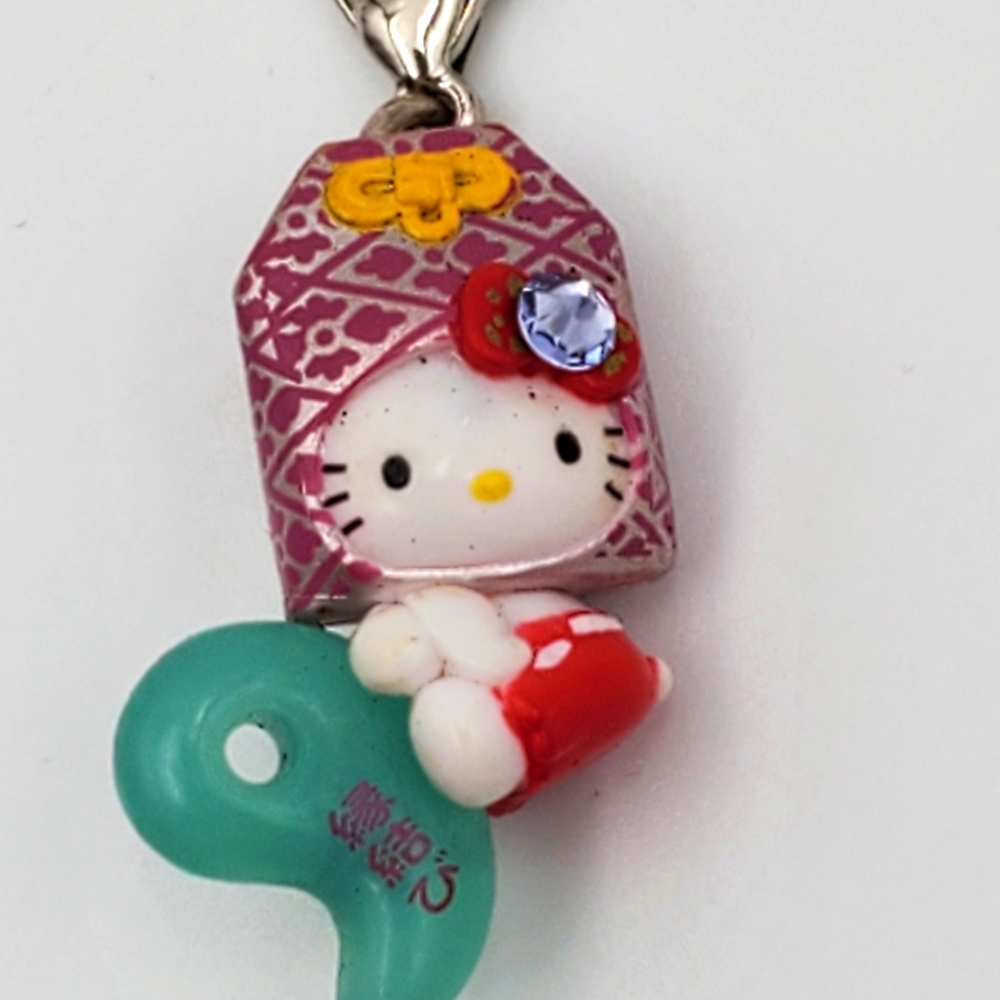 Hello Kitty Netsuke Gotochi Limited Edition Local Version Japan Keychain Charm